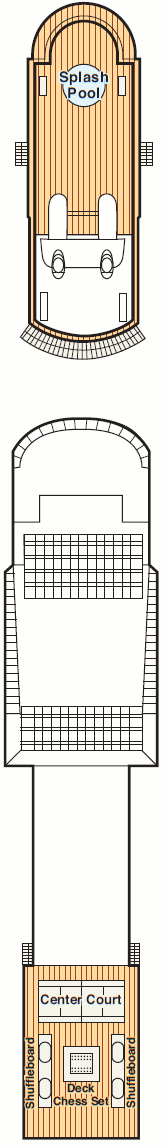 Choose your cabin on Sports Deck             