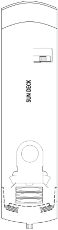 Choose your cabin on Observation Deck             