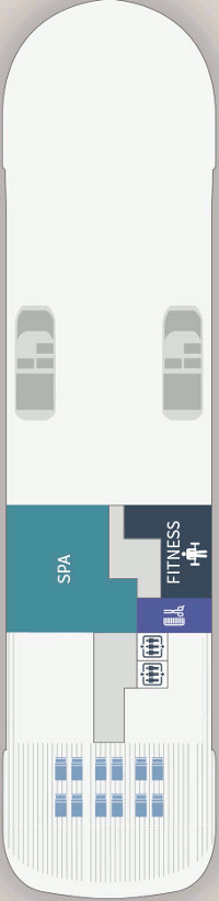 Choose your cabin on Deck Seven             