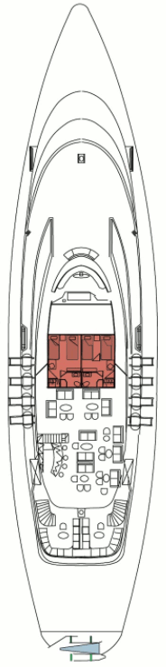 Choose your cabin on Upper Deck             