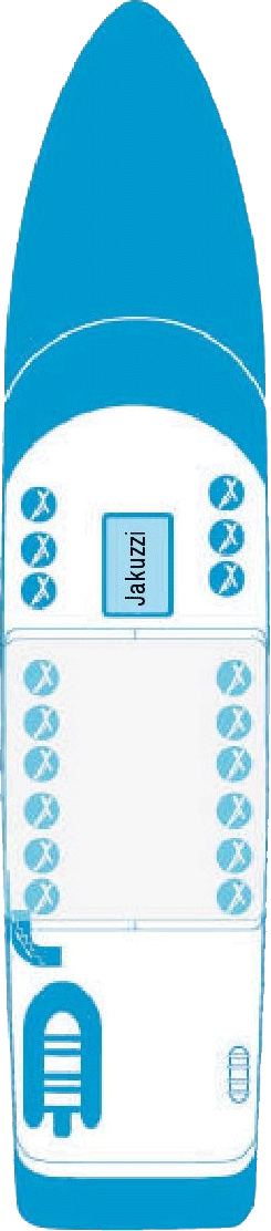 Choose your cabin on Solarium Deck             