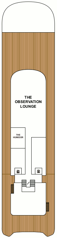 Choose your cabin on Deck Ten             