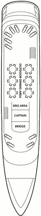 Choose your cabin on Sun Deck             