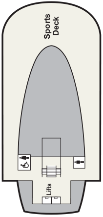 Choose your cabin on Deck 9             