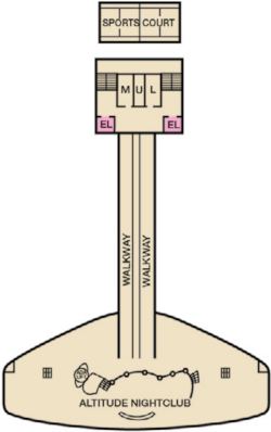 Choose your cabin on Deck 17/18             