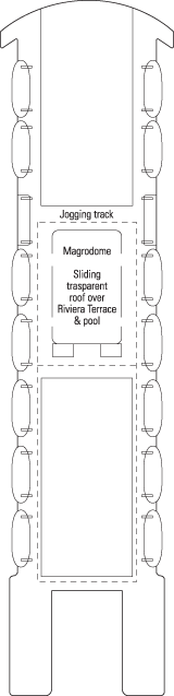 Choose your cabin on Sun Deck             