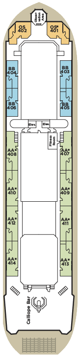 Choose your cabin on Promenade Deck             