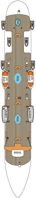 Choose your cabin on Sun Deck             