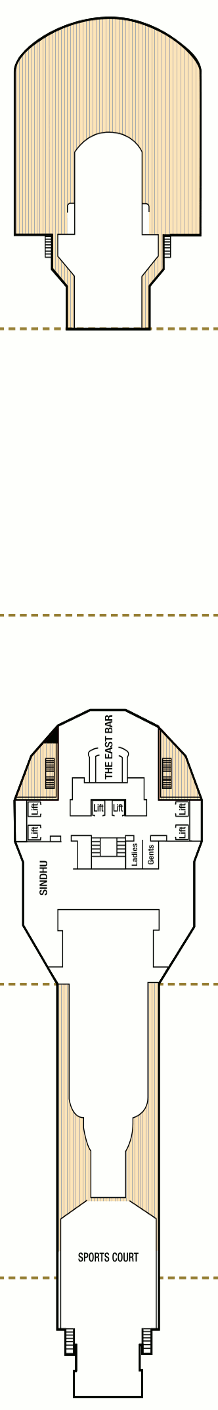 Choose your cabin on Sky Deck             