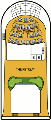 Choose your cabin on Deck Eleven             