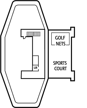 Choose your cabin on Sky Deck             