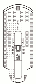 Choose your cabin on Deck Nine             