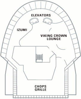 Choose your cabin on Deck Eleven             