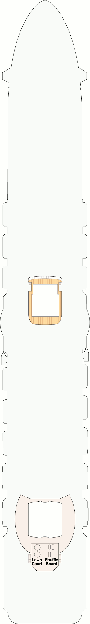 Choose your cabin on Sky Deck             